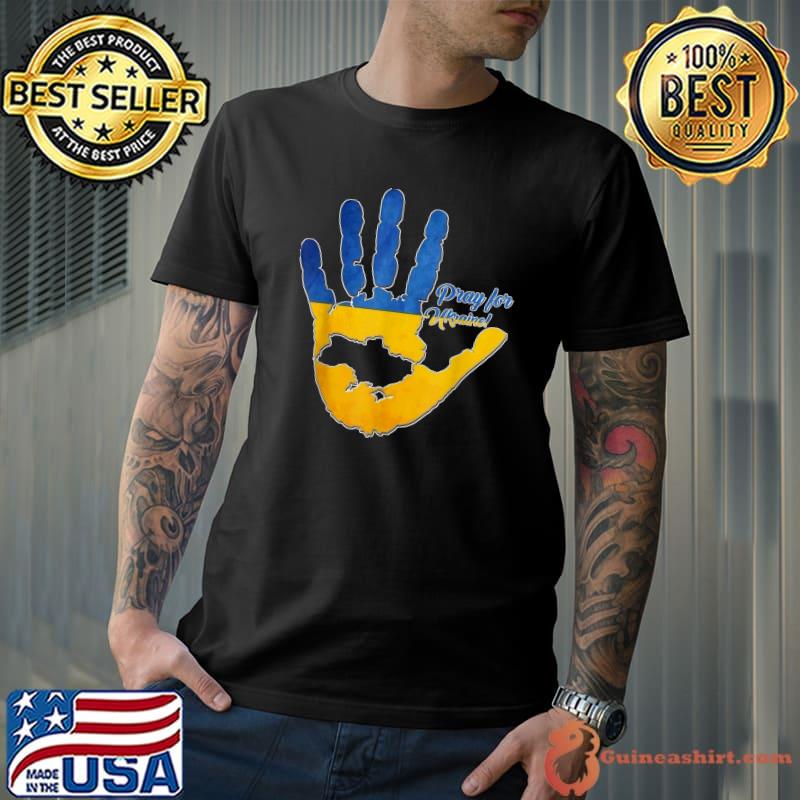 Best Pray For Ukraine I Stand With Ukraine Support Ukrainian T-Shirt