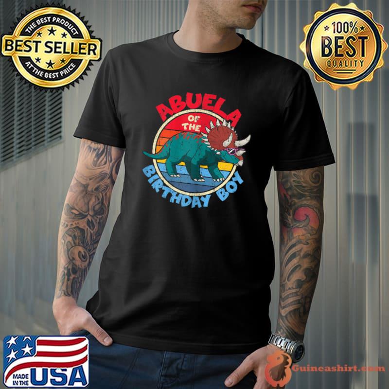 Boy Birthday I Abuela I Triceratops I Family Matching T-Shirt