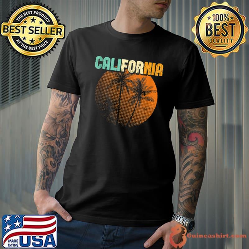 Cali Palm Trees CA Tropical Summer Vacation California T-Shirt Unisex