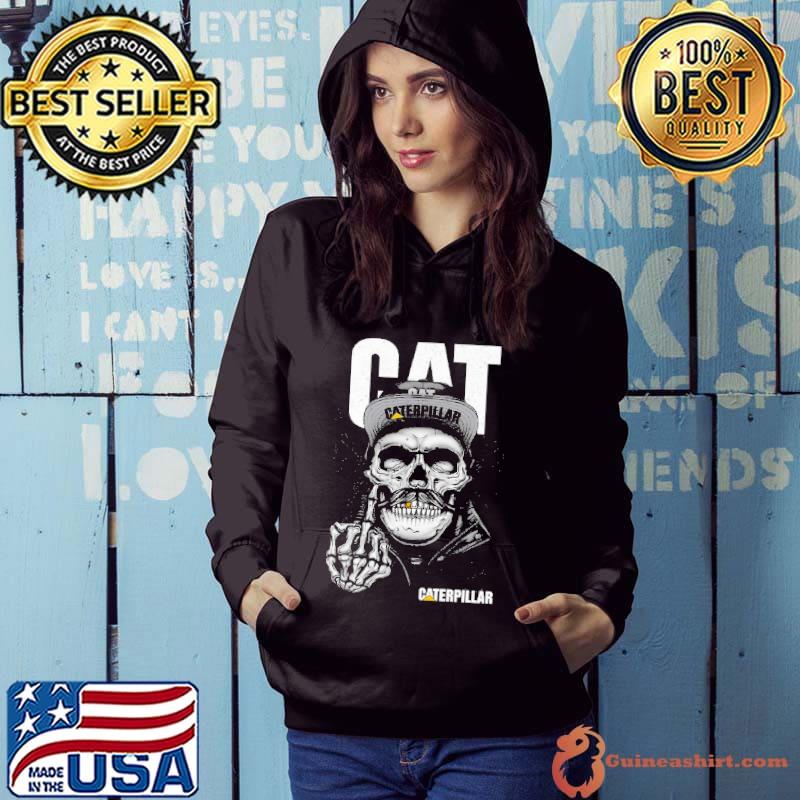 Caterpillar Skull Baber Shirt