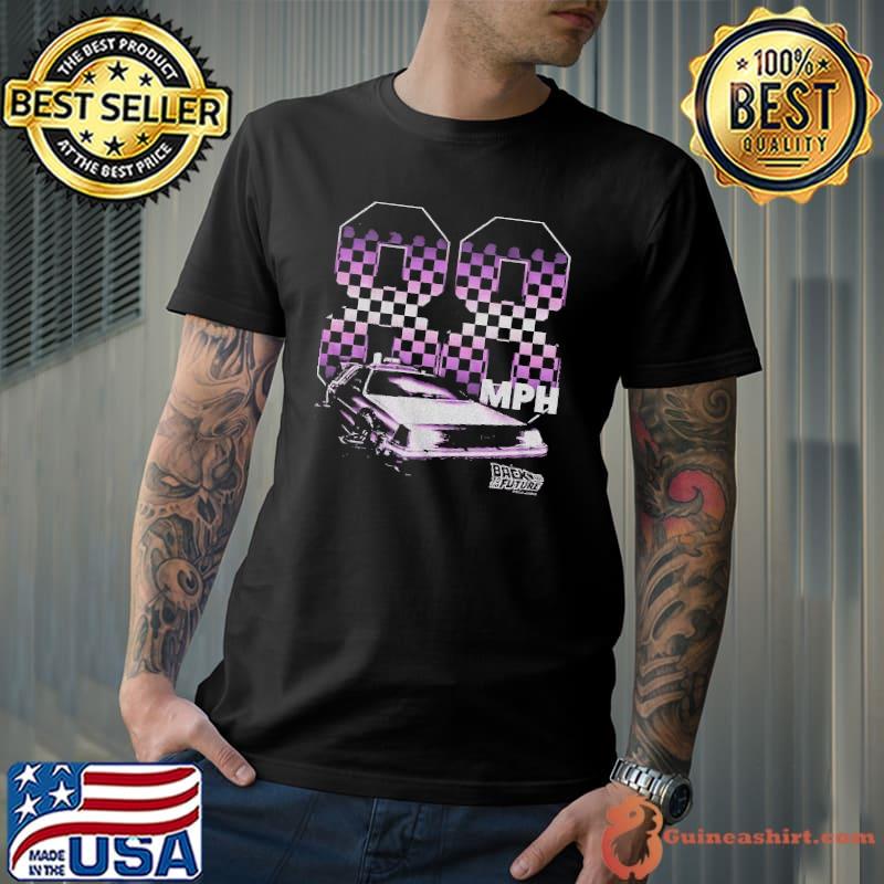 Checkerboard 88 MPH Back To The Future Shirt