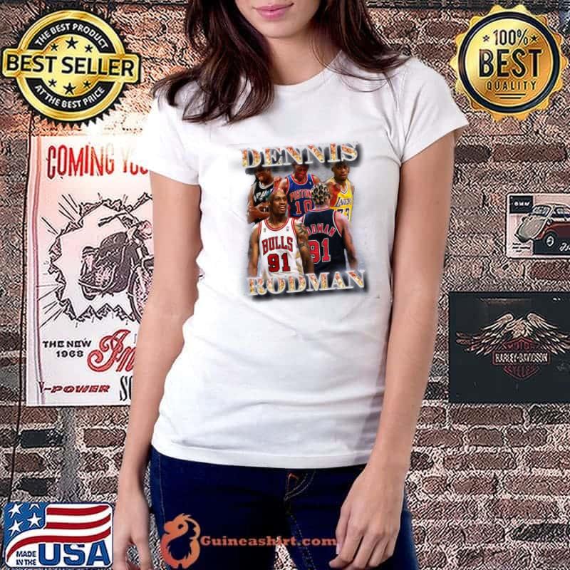 Dennis rodman vintage basketball bootleg Ladiestee