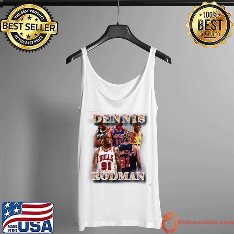 Dennis rodman vintage basketball bootleg Tank Top