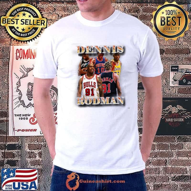 Dennis rodman vintage basketball bootleg Unisex