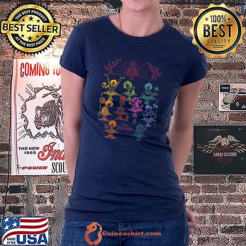 Disney Encanto Family Tree Color Portrait Premium T-Shirt Ladiestee