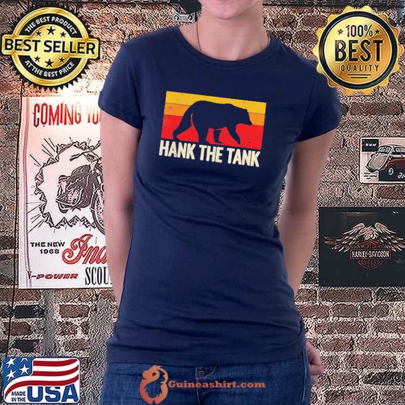 Distressed save hank the tank bear shirt