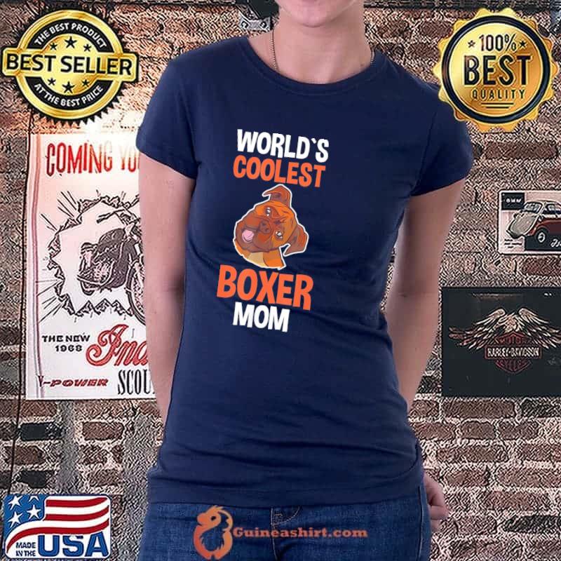 Dog Mother German Boxer Mom T-Shirt Ladiestee