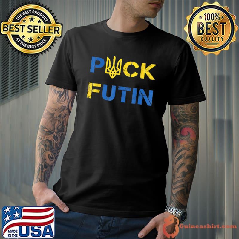 Funny Anti putin Meme I Stand With Ukraine Ukrainian T-Shirt