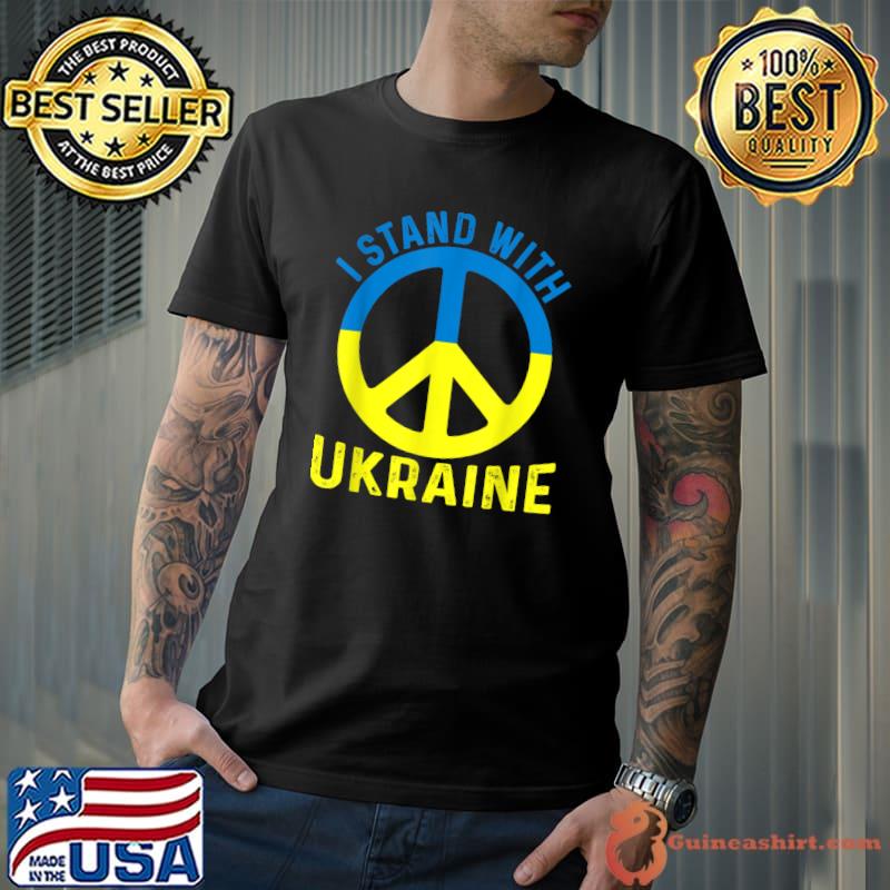 Funny Peace in Ukraine. Stand with Ukraine. Support for Ukraine T-Shirt