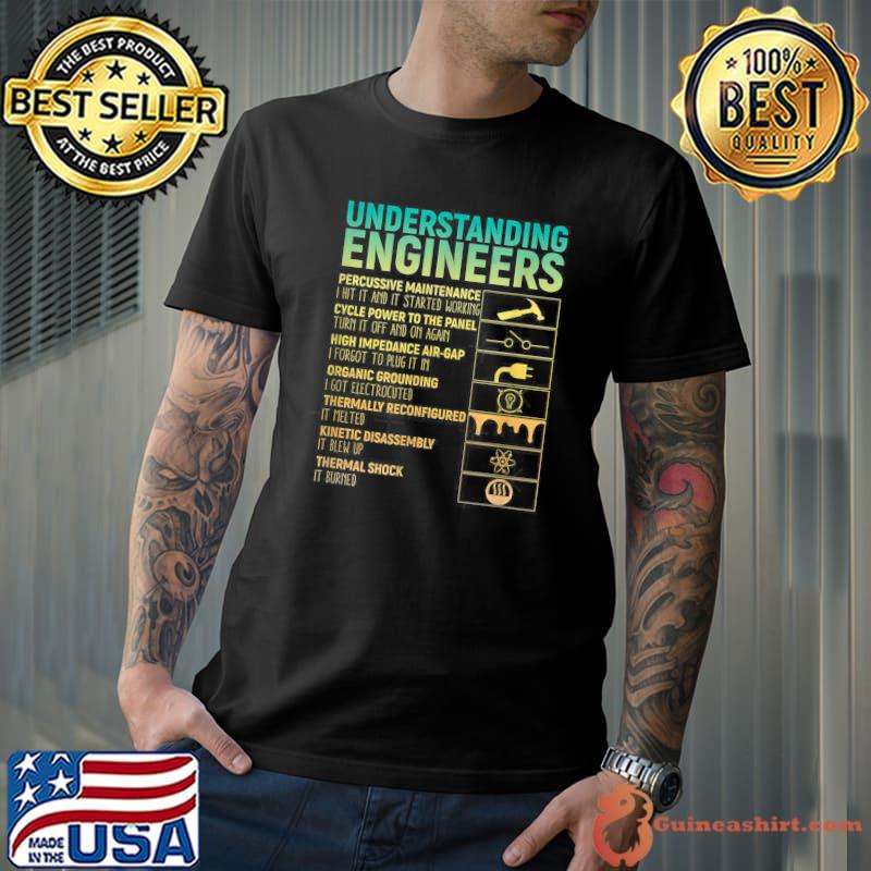 Funny Understanding Engineer Definition, funny social work T-Shirt Unisex