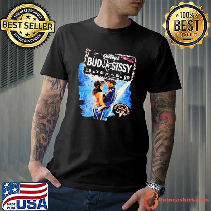 Gilley's Texas bud and sissy urban cowboy movie shirt