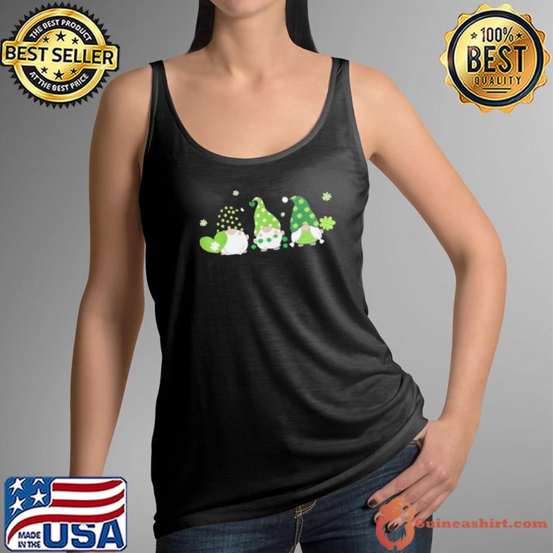 Gnomes st patricks day green irish shamrock st patrick gnome Tank Top