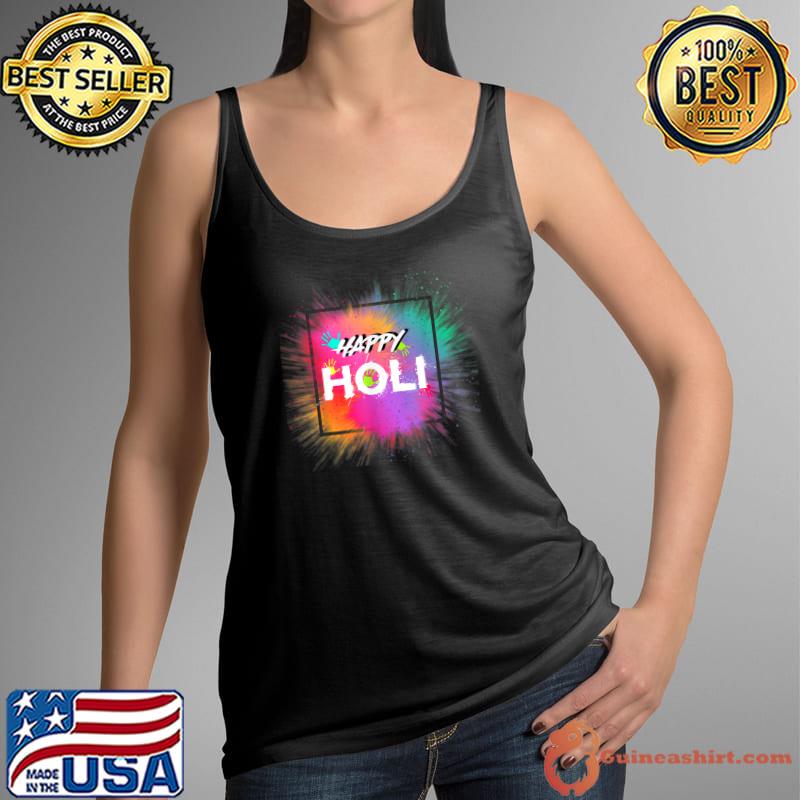 Happy Holi Color India Hindu Happy Holi T-Shirt Tank Top
