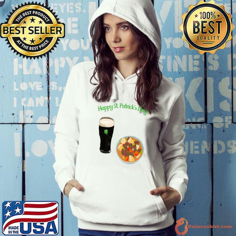 Happy St. Patrick's Day Line Premium T-Shirt Hoodie
