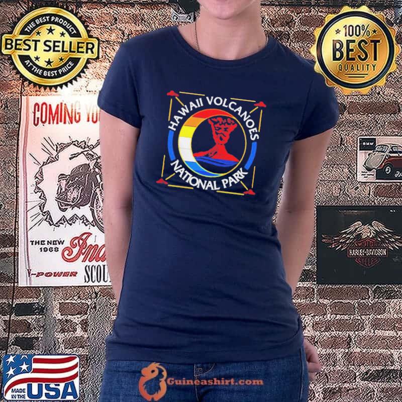 HawaiI volcanoes national park us hawaiI logo shirt