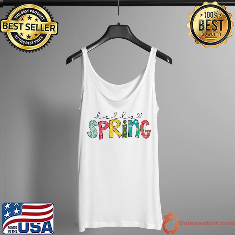 Hello Spring Shirt, Happy Spring Shirt, Happy Easter T-Shirt Tank Top