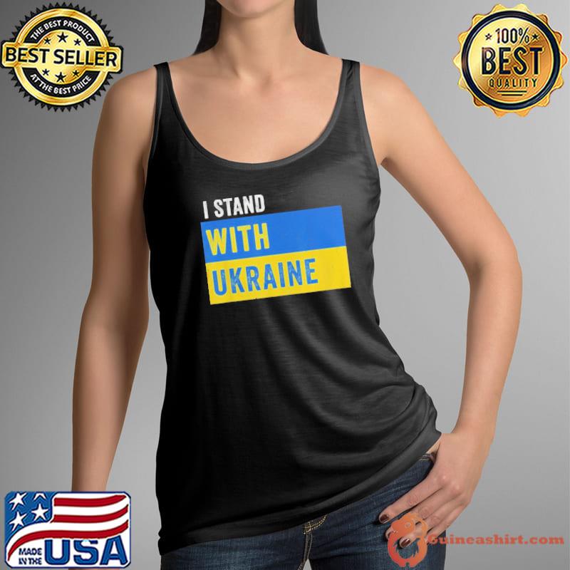I stand with Ukraine stop putin stop war support Ukraine Tank Top