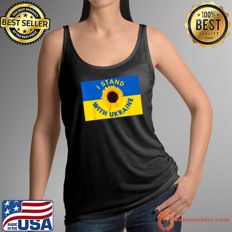 I stand with Ukraine the sunflower ukraine's national flower Tank Top