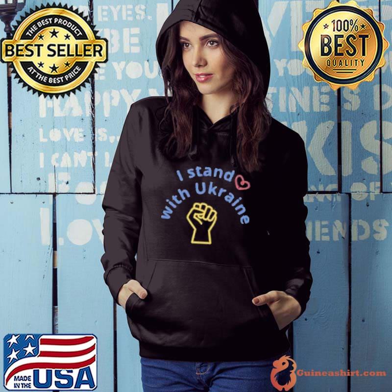 I stand with Ukraine Ukraine Ukraine flag 2022 Hoodie