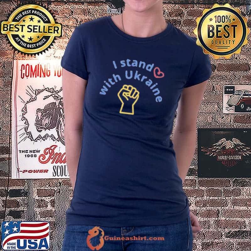 I stand with Ukraine Ukraine Ukraine flag 2022 shirt