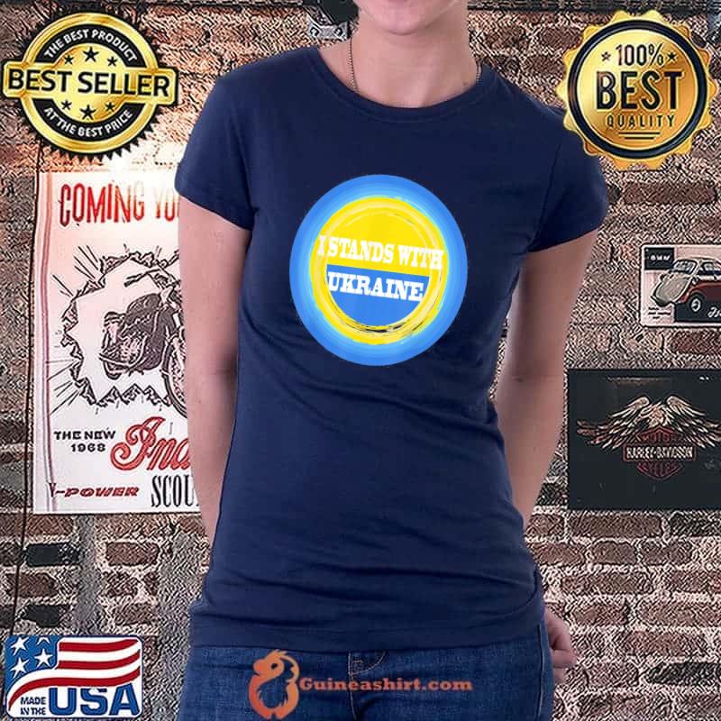 I stand with Ukraine ukrainian flag support save Ukraine shirt