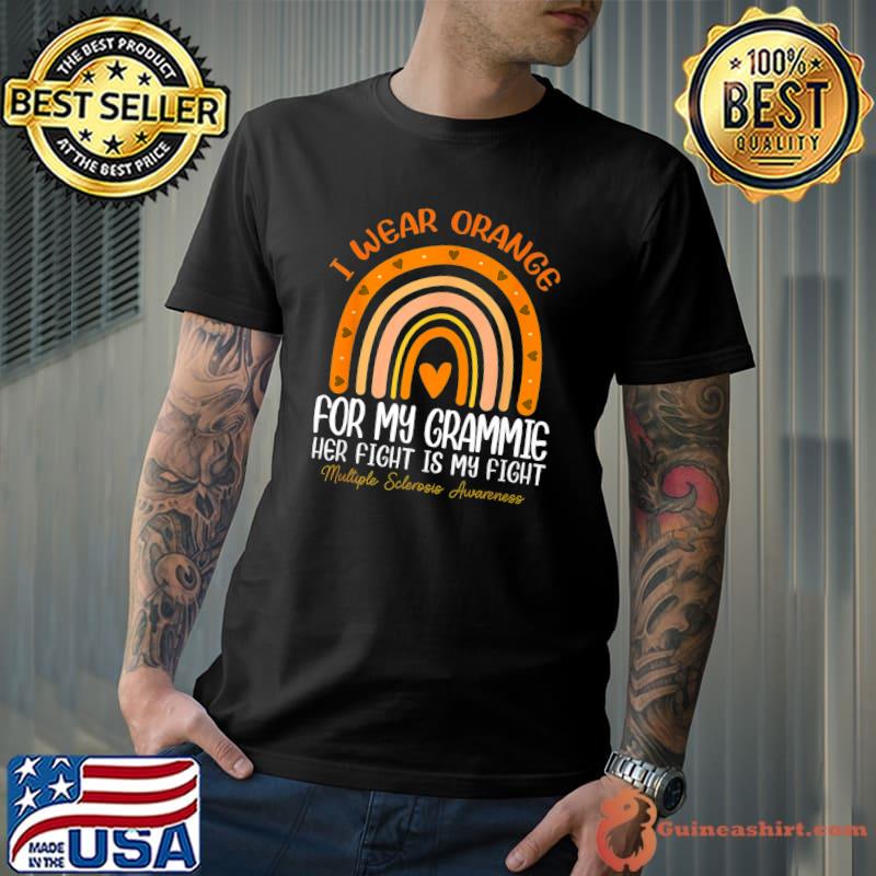 I Wear Orange For My Grammie Multiple Sclerosis Awareness Premium T-Shirt