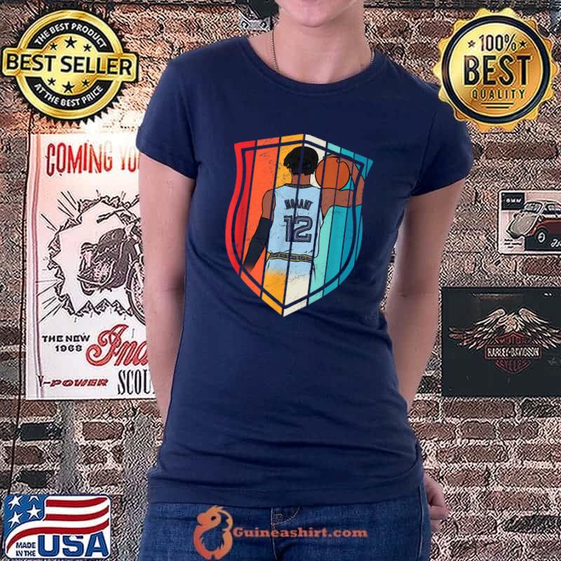 Ja-Morant Shirt Player Number 12 - Sports Basketball T-Shirt Ladiestee