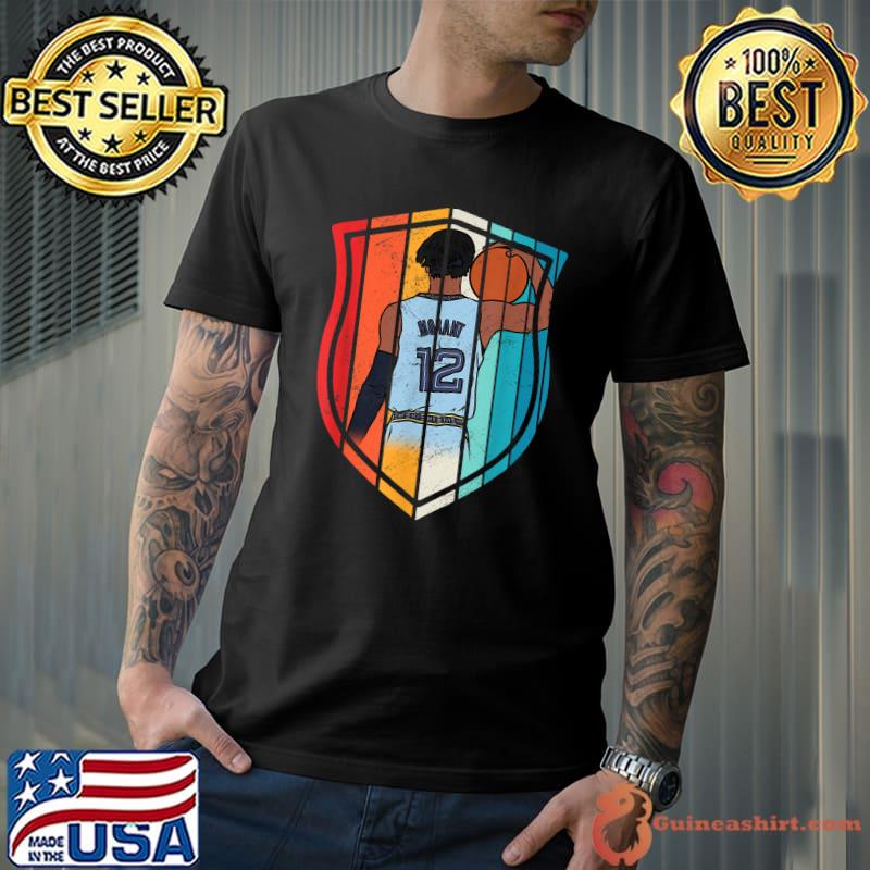 Ja-Morant Shirt Player Number 12 - Sports Basketball T-Shirt