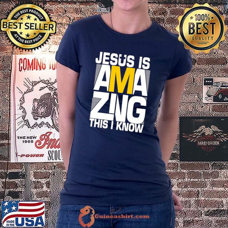 Jesus Is Amazing Love Jesus Christian Christmas Premium T-Shirt Ladiestee