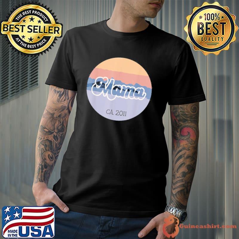 Mama Circa 2011 Established Vintage Sunset Mother’s Day T-Shirt