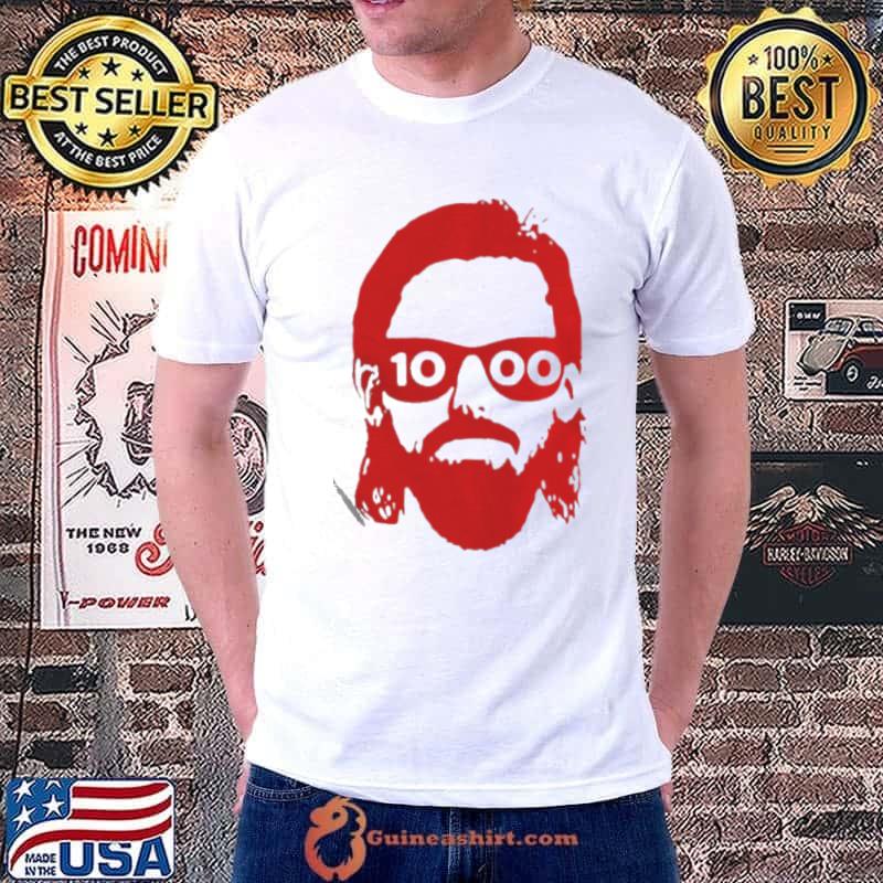 Marc staal commemorative 1000 game detroit red wings shirt