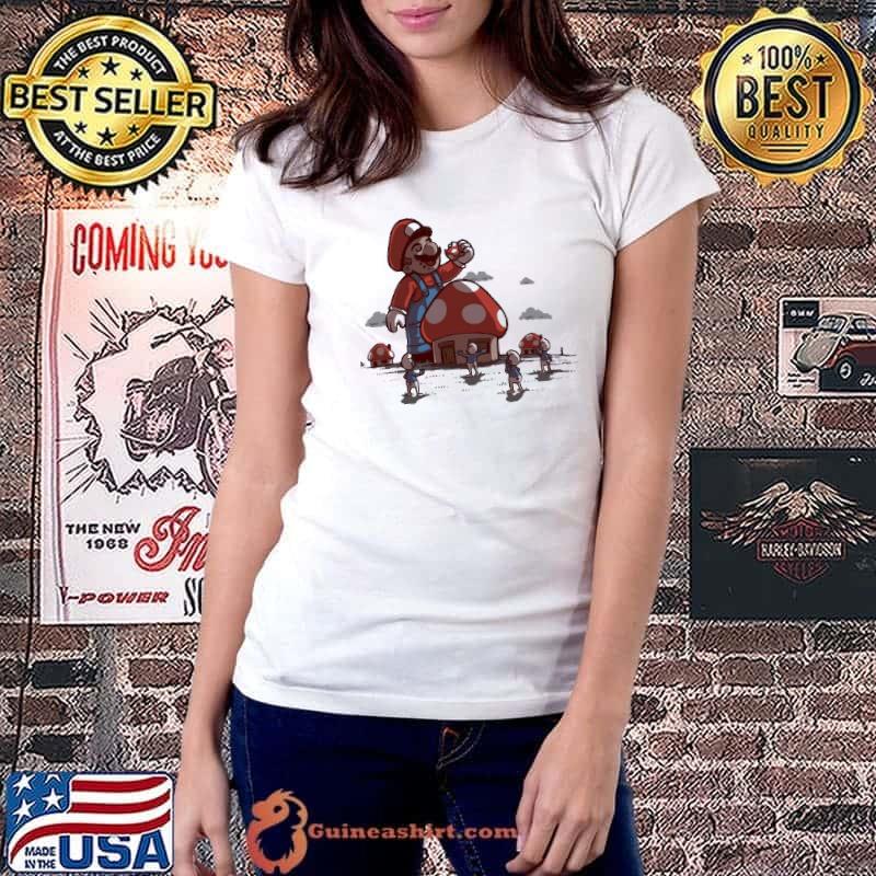 Mushroom Eater Mario Shirt Ladiestee