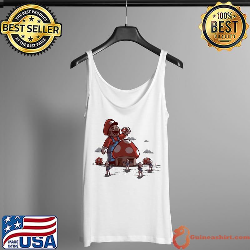 Mushroom Eater Mario Shirt Tank Top