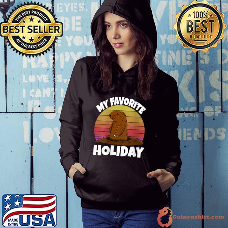 My Favorite Holiday Grounghog Funny Animal Love T-shirt