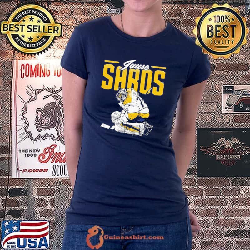 Nashville predators jusse saros shirt