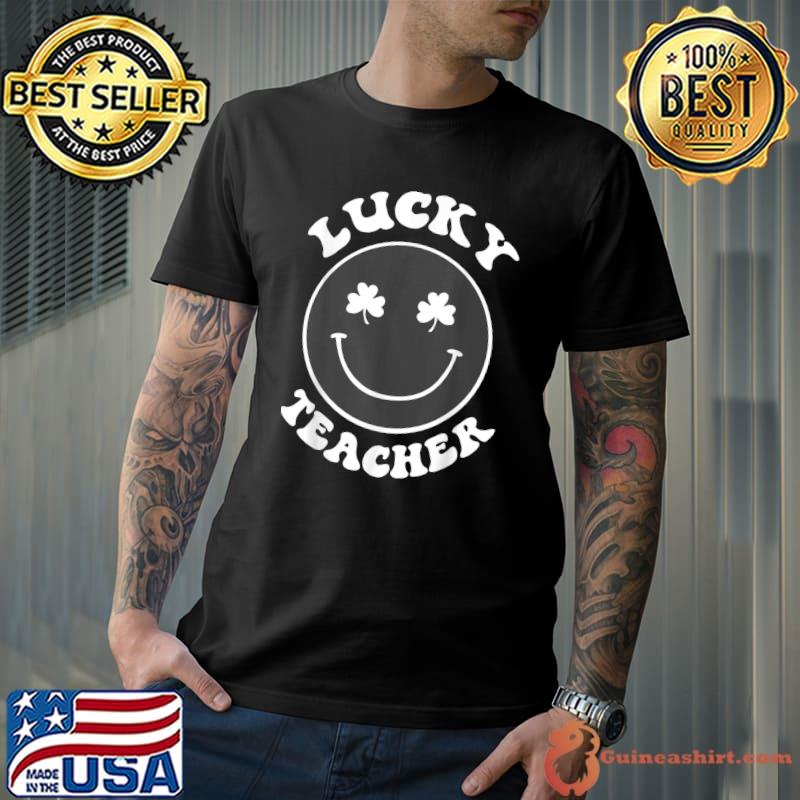 Official St Patrick's Day Lucky Teacher Shirt Shenanigans Funny T-Shirt