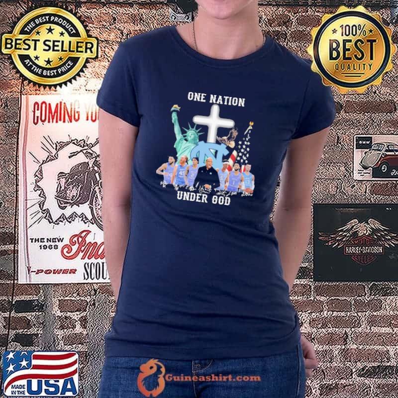 One Nation Under God north carolina Shirt Ladiestee