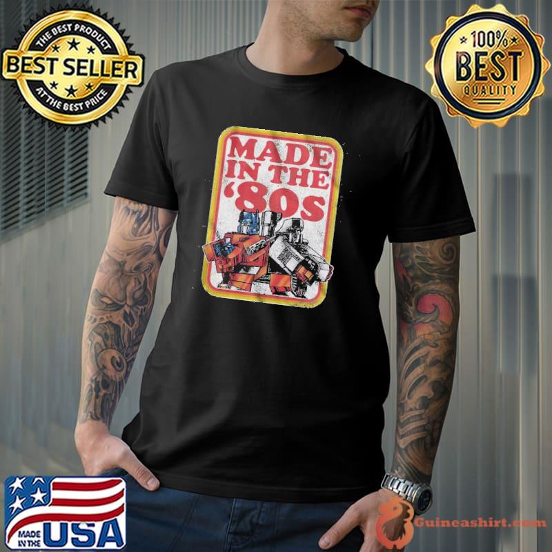 Optimus Prime And Megatron Made In The '80s Transformers Shirt