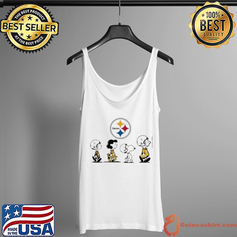 Peanut Snoopy go to watching Pittsburgh Steelers Tank Top