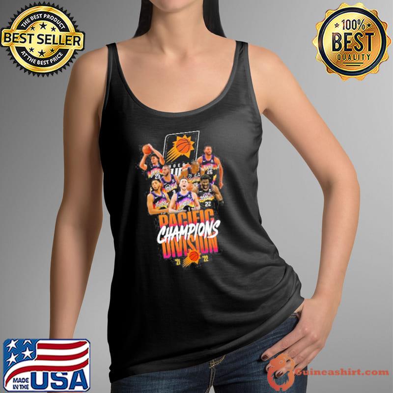 Phoenix Suns 2022 Pacific Division Champions 75 Anniversary Locker Shirt Tank Top