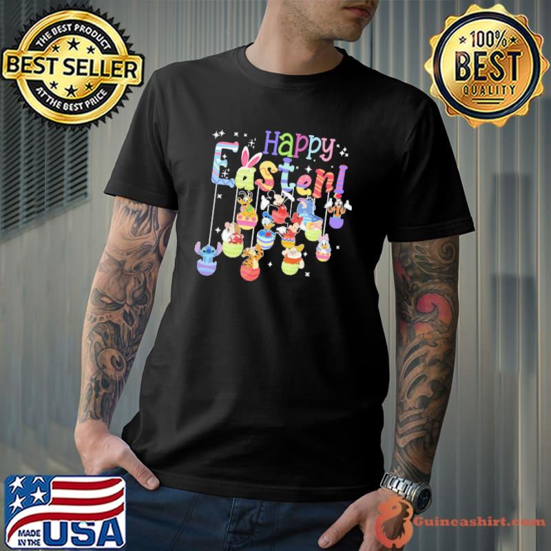 Pooh eeyore mickey tigger happy easter shirt