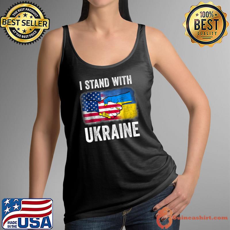 Premium I Stand With Ukraine Ukrainian Flag Lover Support Ukraine T-Shirt Tank Top