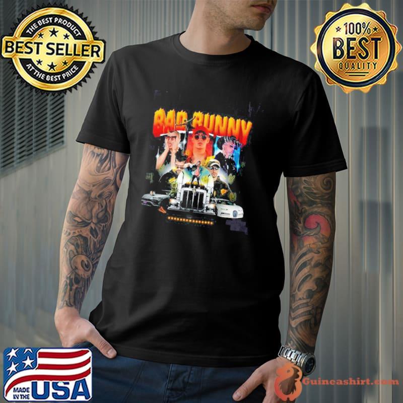 Rapper bad bunny super car vintage bootleg Unisex