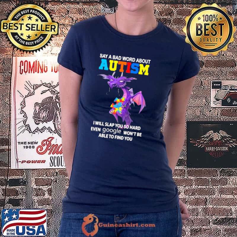 Say a bad word about Autism awareness i will slap you so hard dragon Ladiestee