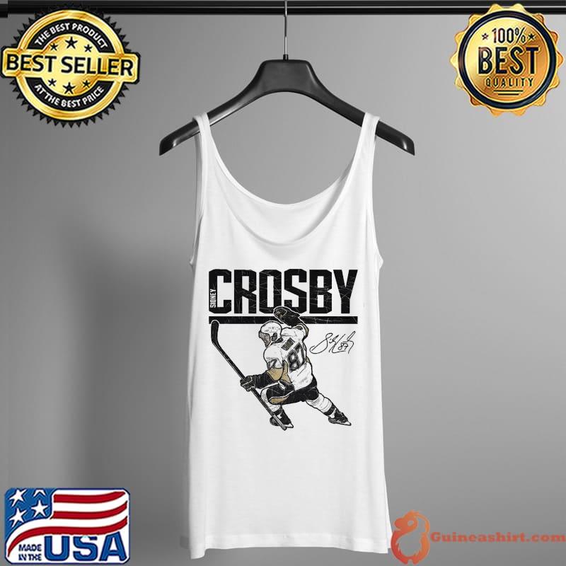 Sidney crosby signature Pittsburgh penguins Tank Top