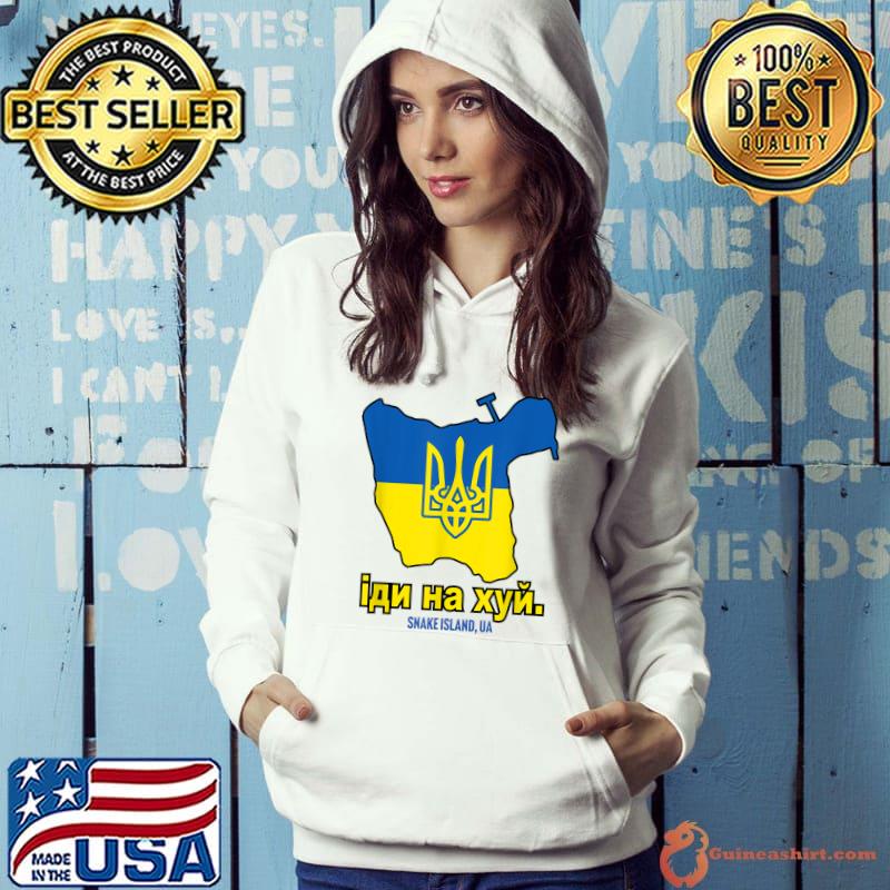SNAKE ISLAND UKRAINE Go F Yourself Solidarity Pro Ukrainian T-Shirt