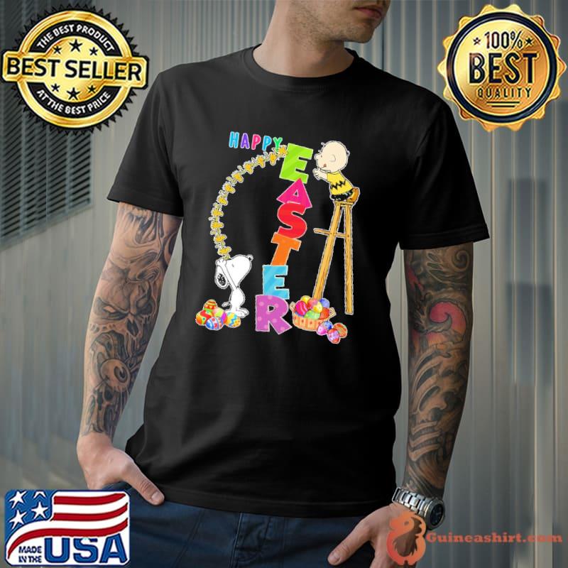 Snoopy Charlie Brown Happy Easter Shirt