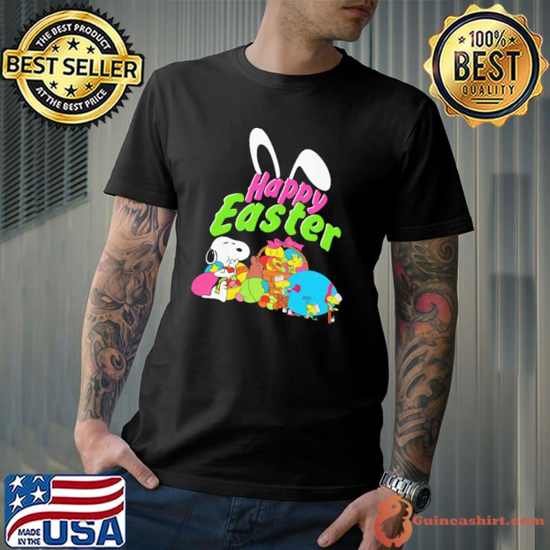 Snoopy Happy Easter Art Eggs shirt