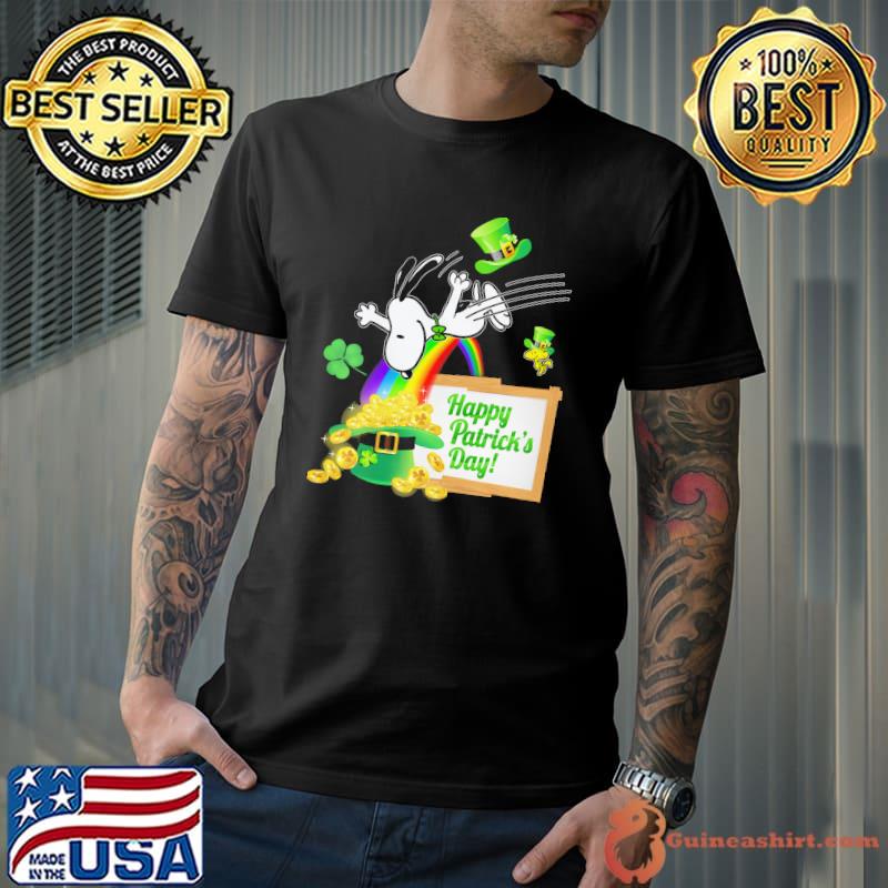 Snoopy happy patrick's day shirt