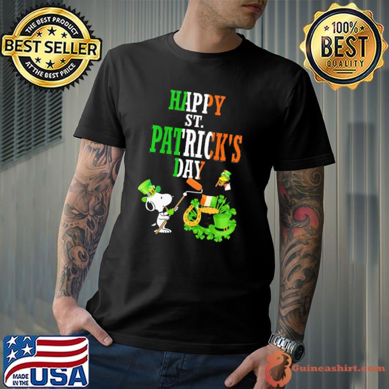 Snoopy happy st patrick's day shirt